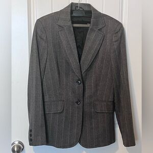 United Colors Of Benetton Gray Pinstripe Blazer pant suit